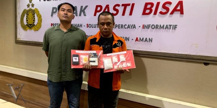 Polres Pelabuhan Tanjung Perak Berhasil Mengamankan Seorang Sopir Diduga Edarkan Sabu.