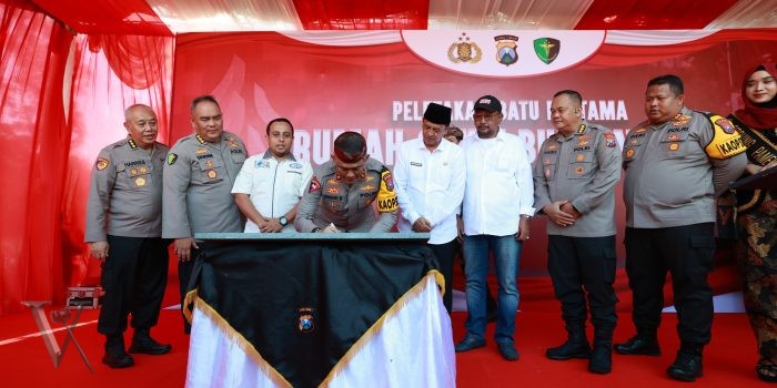 Kapolda Jatim Letakan Batu Pertama Pembangunan Rumah Sakit Bhayangkara di Pamekasan