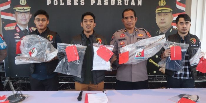Gerak Cepat Polres Pasuruan Berhasil Amankan Gangster Yang Viral di Medsos