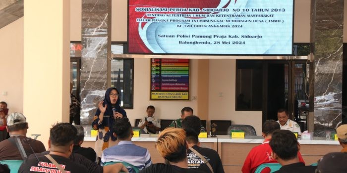 Perda Kabupaten Sidoarjo No. 10 Tahun 2013 Ditekankan dalam Kegiatan Sosialisasi TMMD Ke-120.