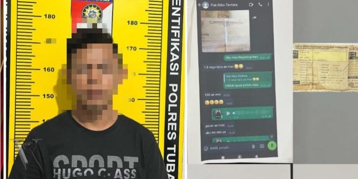 Polisi Amankan Pria Ngaku TNI Bawa Kabur Motor Warga di Tuban