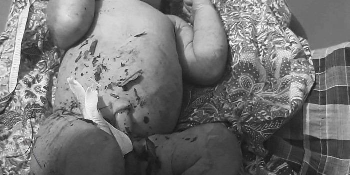 PENEMUAN BAYI LANANG TAK BERDOSA DI  DESA TANJUNG , PADEMAWU KAB PAMEKASAN