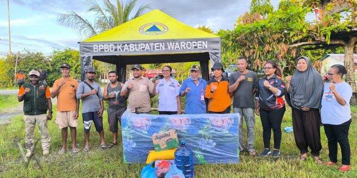Pemda Waropen Kembali Mengirim Bantuan Kemanusian Ke Baino Jaya