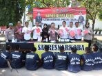 Pengungkapan 6 Kasus Narkoba di Tuban, 7 Tersangka Diamankan