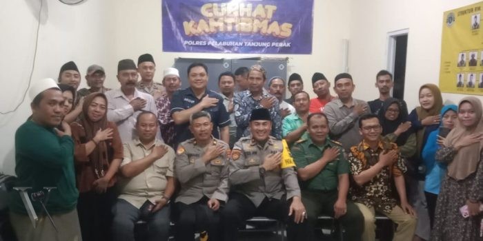 Jaring Aspirasi Warga, Polres Pelabuhan Tanjung Perak Gelar Cangkrukan Kamtibmas