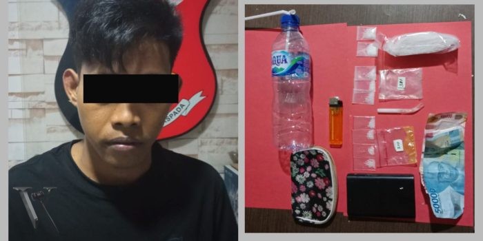 Polsek Krembangan Amankan Seorang Pengedar Narkotika Jenis Sabu Asal Bulak Banteng