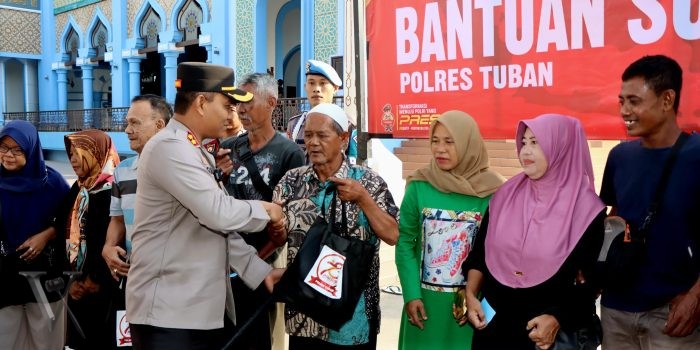 Polres Tuban Gelar Bakti Sosial Jelang Hari Bhayangkara ke-78