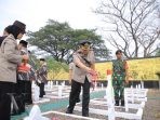 Polres Madiun Gelar Ziarah Peringati Hari Bhayangkara ke-78 di Taman Makam Pahlawan