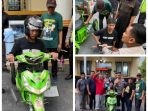 Polsek Simokerto Berikan Bantuan Motor Roda Tiga dan Modal Usaha untuk Anak Disabilitas