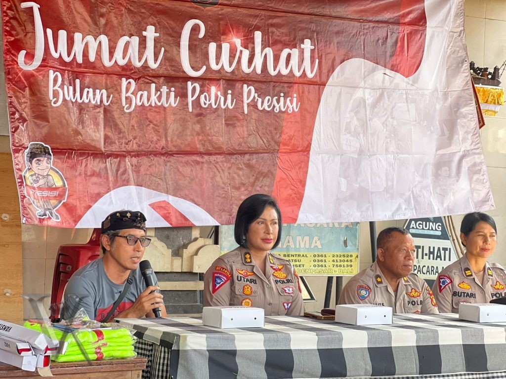 Polda Bali Kembali Laksanakan Jumat Curhat Bertempat Di Br. Gunung Paguyangan Jl. Gunung Tutur Denpasar 1024x768