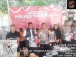 Satreskrim Polres Trenggalek Ringkus 7 orang tindak pidana pencurian dengan pemberatan yang terjadi di Toko Emas