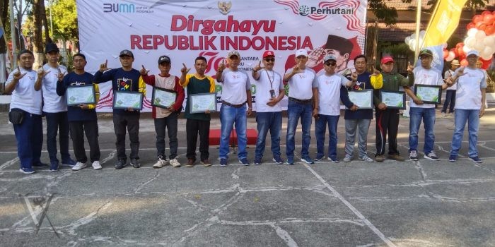 Meriahkan HUT RI ke-79, Perhutani KPH Bondowoso Gelar Lomba Seru dengan Ratusan Peserta