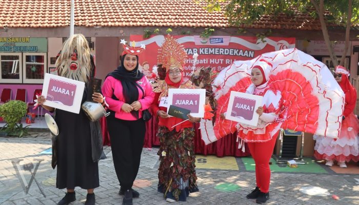 Bhayangkari Gresik Semarakkan HUT RI ke-79 dengan Jalan Sehat Bersama Siswa SLB Kemala Bhayangkari