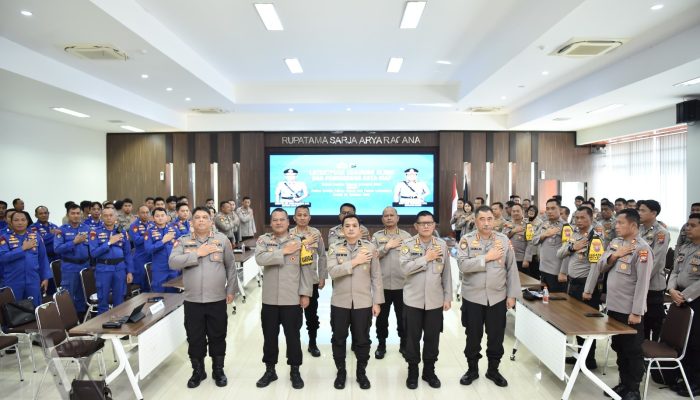 Latkatpuan Coaching Clinic dan Pengecekan Asta Siap Dalam rangka Pilkada serentak 2024 di Mapolres Gresik