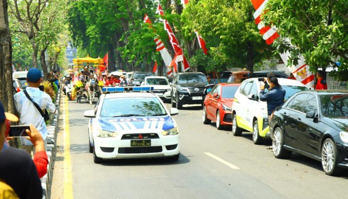 Polres Gresik gelar pengamanan selama pendaftaran bakal calon Bupati dan bakal calon Wakil Bupati di Pilkada Gresik 2024