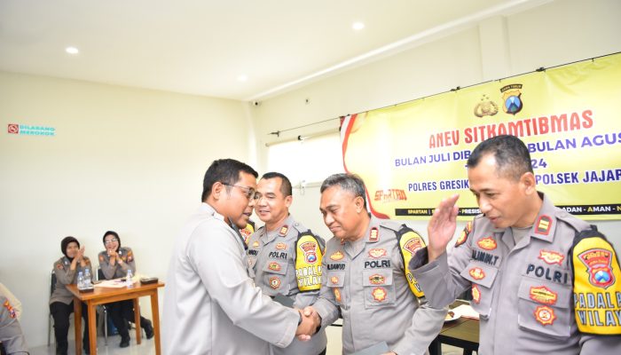 Polres Gresik Gelar Anev Situasi Kamtibmas Jelang Pilkada 2024