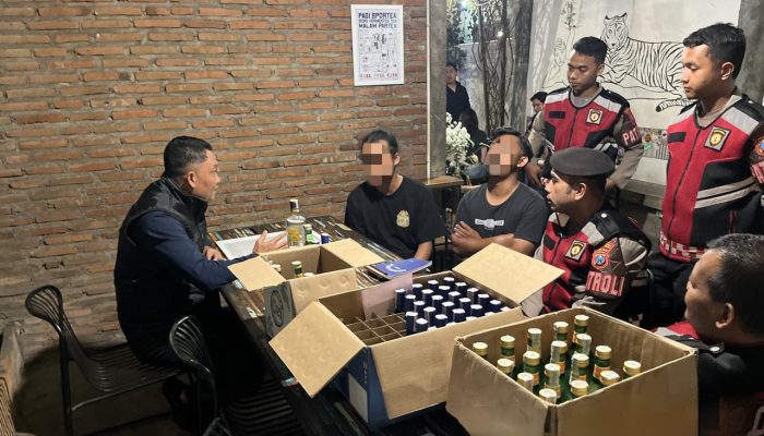 Gelar KRYD Polisi Berhasil Ungkap Penjualan Miras Tanpa Ijin Edar di Kota Malang