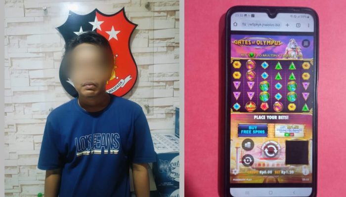 Polsek Krembangan Amankan Pelaku Judi Online di Bulak Banteng Surabaya