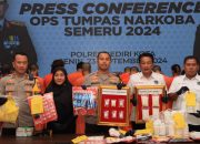 Polres Kediri Kota Berhasil Amankan Belasan Tersangka Penyalahgunaan Narkoba, Satu Diantaranya Wanita