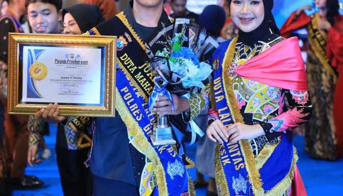Fran Niko Azara Duta Lalu Lintas Polres Gresik Berhasil Raih Juara 2 Pemilihan Duta Mahameru Lalu Lintas 2024 Polda Jatim