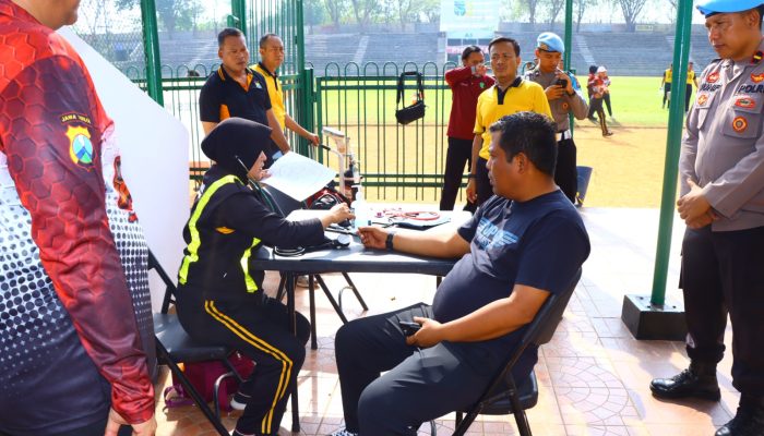 Polres Gresik Jaga Kebugaran Personel, Gelar Tes Kesamaptaan Jasmani Berkala