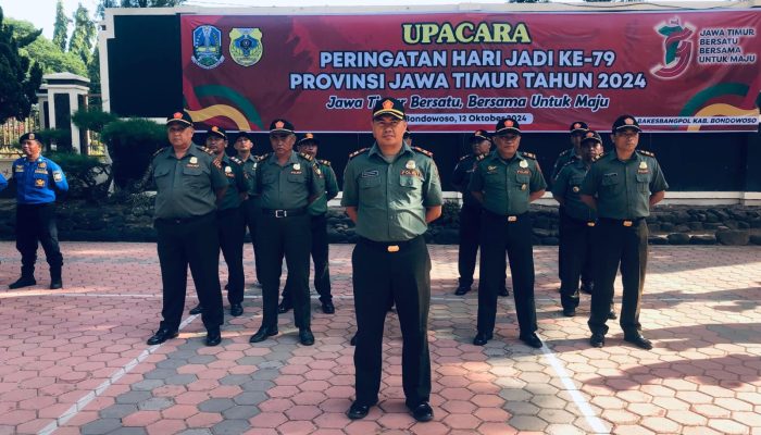 Perhutani KPH Bondowoso Hadiri Upacara Hari Jadi Jawa Timur Ke-79 di Alun-Alun Ki Ronggo