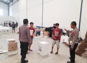 Polisi Gelar Pengamanan Gudang KPU Gresik dalam Rangka Pemilu Serentak 2024