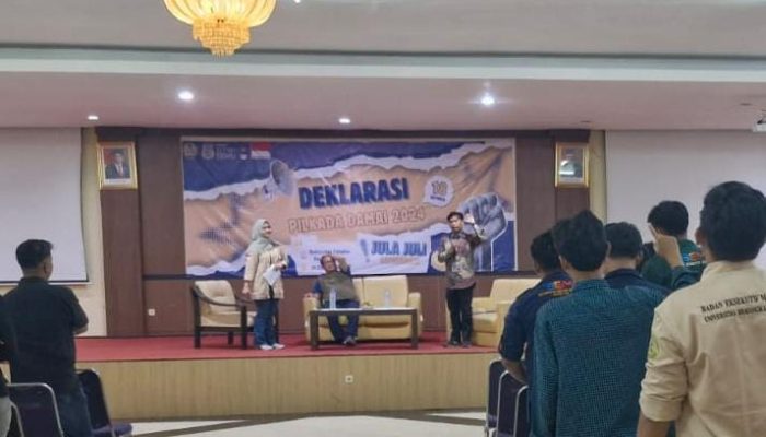 BEM Nusantara Deklarasikan Pilkada Damai 2024 di Universitas Negeri Surabaya