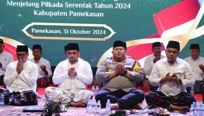 Cooling System,Polres Pamekasan Gelar Doa Bersama Untuk Pilkada Damai