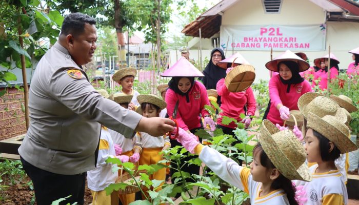 Pekarangan Pangan Lestari Bhayangkari Polres Pamekasan: Upaya Wujudkan Ketahanan Pangan Nasional
