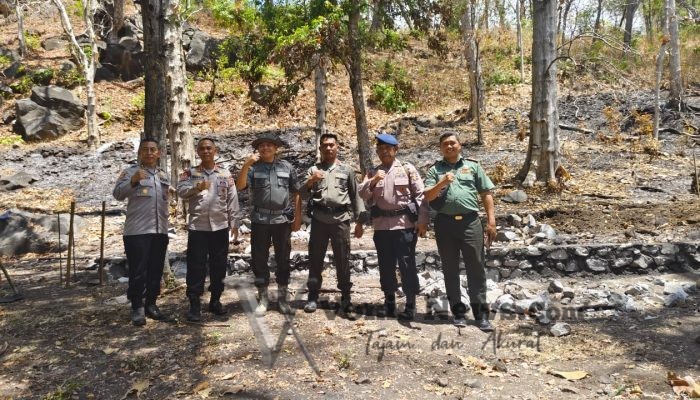 Kapusdik Brimob Watukosek Tinjau Lokasi Relokasi Latihan di RPH Bungatan, Bondowoso