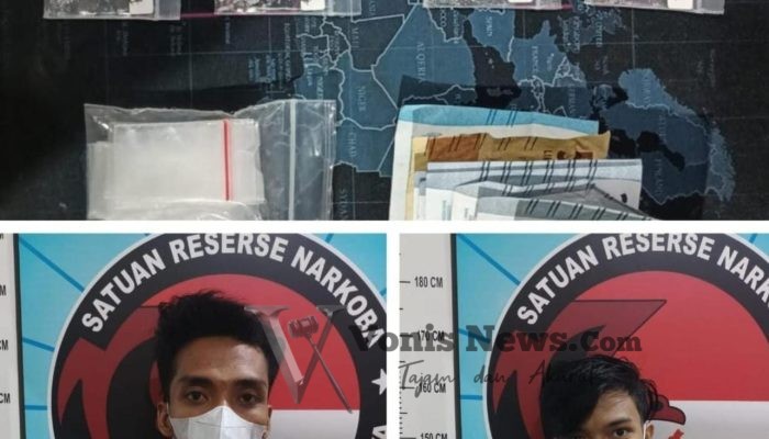 Polisi Bongkar Peredaran Sabu di Tambaksari, Amankan Dua Tersangka dan 28 Paket Sabu