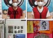 Satresnarkoba Polrestabes Surabaya Amankan Dua Pengedar Ganja di Dua Lokasi Berbeda