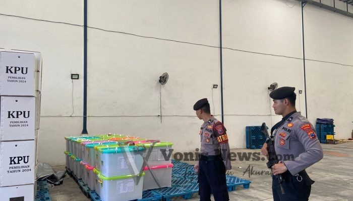 Polres Gresik Perketat Pengamanan Gudang Logistik Pemilu 2024