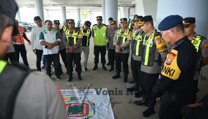 Pengamanan Ketat Polres Gresik Pastikan Laga Gresik United vs Persipal Palu Berjalan Lancar