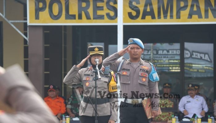 Polres Sampang Gelar Apel Pasukan untuk Kesiapsiagaan Bencana Hidrometeorologi