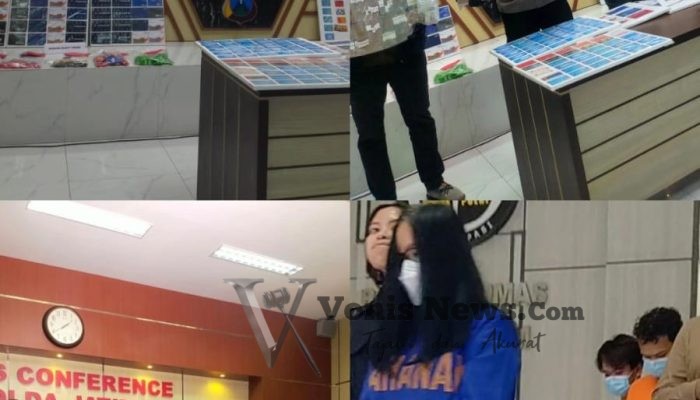 Polda Jatim Bongkar Sindikat Perjudian Online Internasional dan Pencucian Uang Senilai Rp1,4 Triliun