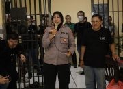 Tahanan Polrestabes Surabaya Laksanakan Ibadah Natal di Rutan Sat Tahti Polrestabes Surabaya