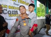 Kapolrestabes Surabaya Gelar Makan Bergizi Bersama Anak Jalanan dan Pemulung