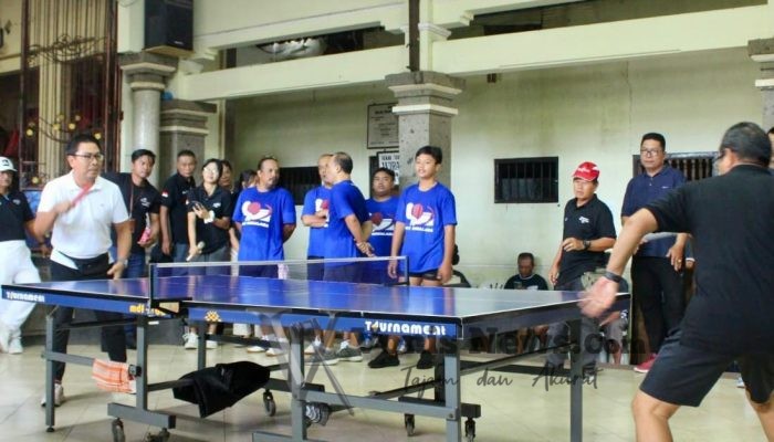 Wawali Arya Wibawa Resmi Buka Turnamen Tenis Meja Bendesa Cup II Desa Adat Pagan 2024