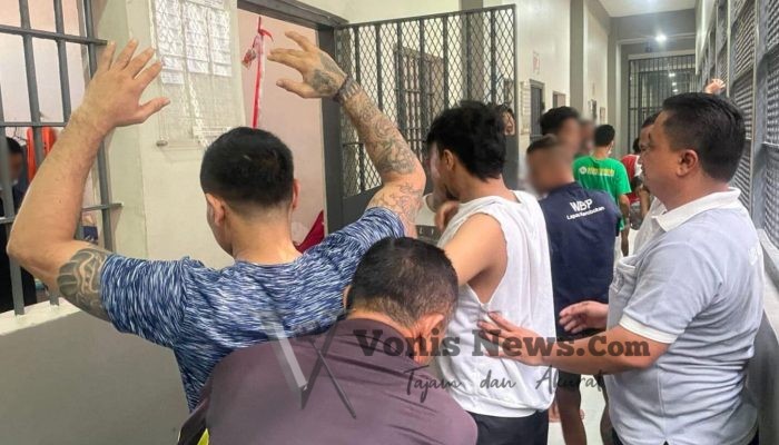 Menjelang Akhir Tahun, Lapas Kerobokan Tingkatkan Razia Kamar Hunian
