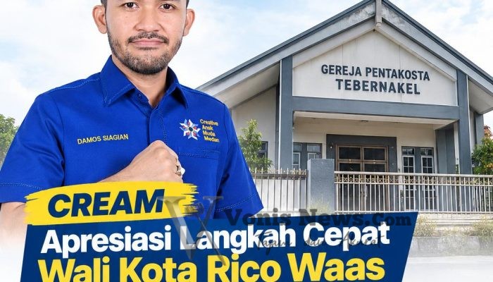 CREAM Apresiasi Langkah Cepat Wali Kota Rico Waas Selesaikan PBG Gereja Pentakosta Tebernakel