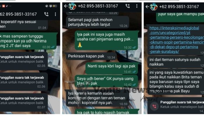 Diduga Sopir Truk BBM Diperas Oknum Wartawan dan LSM