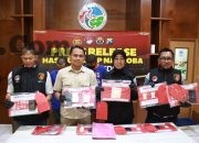 Polres Kediri Berhasil Ungkap Peredaran Narkoba 16 Tersangka Diamankan