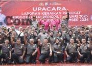 Kapolres Gresik beri pesan Menginspirasi kepada 49 Personel Polres Gresik Naik Pangkat