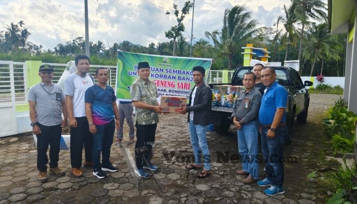 Banjir Bandang Terjang Maesan Bondowoso, Perhutani Salurkan Bantuan Sembako