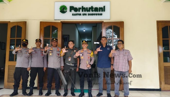 Perhutani Bondowoso dan Polres Bondowoso Bersinergi Antisipasi Bencana di Musim Penghujan