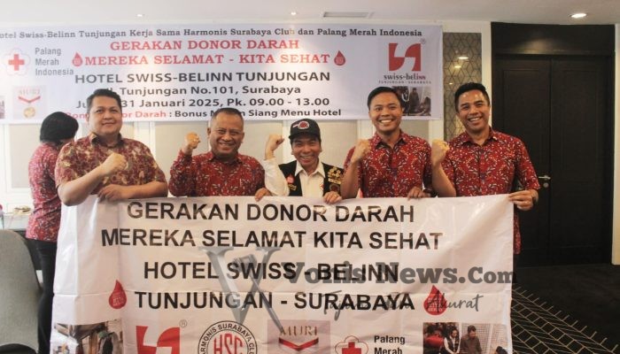 Swiss-Belinn Tunjungan Rayakan HUT ke-9 dengan Aksi Donor Darah dan Medical Check-Up