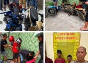 Tendangan Polisi Gagalkan Aksi Curanmor di Surabaya, Dua Pelaku Tak Berkutik!