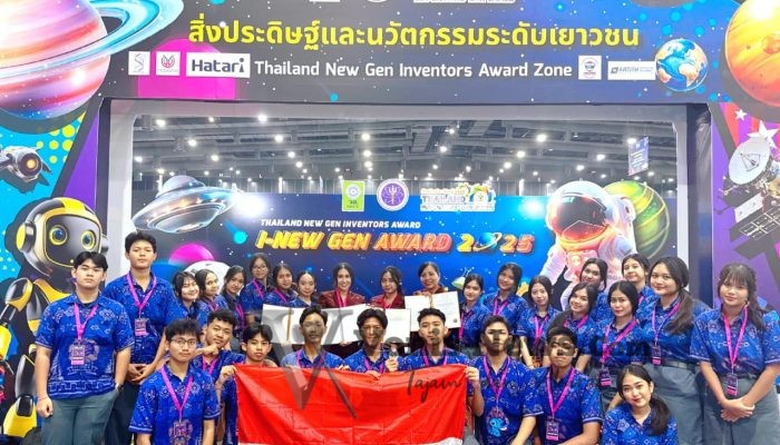 Siswa SMAN 1 Denpasar Raih Medali Emas, Perak, dan Perunggu di Thailand Inventors Day 2025